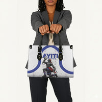 Haiti Ayiti Nan Mondyal 2026 Leather Bag Fyete Lit Victwa White Version