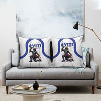 Haiti Ayiti Nan Mondyal 2026 Pillow Cover Fyete Lit Victwa White Version