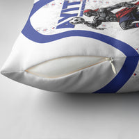 Haiti Ayiti Nan Mondyal 2026 Pillow Cover Fyete Lit Victwa White Version