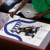 Haiti Ayiti Nan Mondyal 2026 Puzzle Fyete Lit Victwa White Version