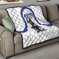 Haiti Ayiti Nan Mondyal 2026 Quilt Fyete Lit Victwa White Version