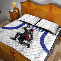Haiti Ayiti Nan Mondyal 2026 Quilt Bed Set Fyete Lit Victwa White Version