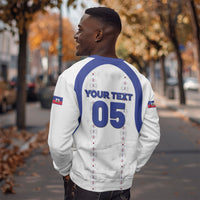Custom Haiti Ayiti Nan Mondyal 2026 Sweatshirt Fyete Lit Victwa White Version