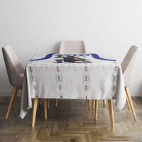 Haiti Ayiti Nan Mondyal 2026 Tablecloth Fyete Lit Victwa White Version