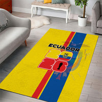 Ecuador Football 2026 Area Rug South American Pride
