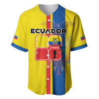 Custom Ecuador Football 2026 Baseball Jersey South American Pride