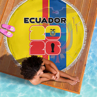 Ecuador Football 2026 Beach Blanket South American Pride