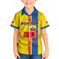 Custom Ecuador Football 2026 Kid Hawaiian Shirt South American Pride