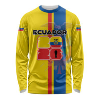 Custom Ecuador Football 2026 Long Sleeve Shirt South American Pride