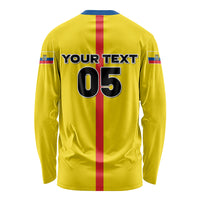 Custom Ecuador Football 2026 Long Sleeve Shirt South American Pride