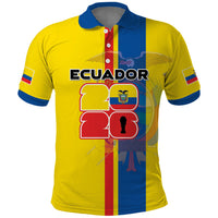 Custom Ecuador Football 2026 Polo Shirt South American Pride