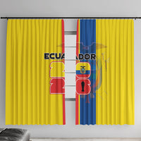 Ecuador Football 2026 Window Curtain South American Pride