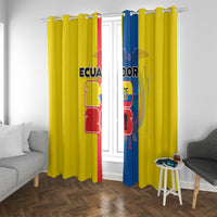 Ecuador Football 2026 Window Curtain South American Pride