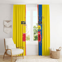 Ecuador Football 2026 Window Curtain South American Pride