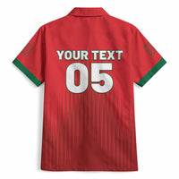 Custom Morocco Football 2026 Hawaiian Shirt Atlas Lions Breathtaking Victory Red Version