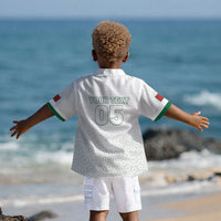Custom Morocco Football 2026 Kid Hawaiian Shirt Atlas Lions Breathtaking Victory White Version LT05