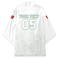 Custom Morocco Football 2026 Kimono Atlas Lions Breathtaking Victory White Version