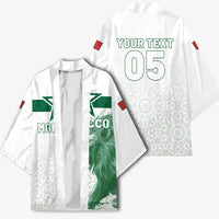Custom Morocco Football 2026 Kimono Atlas Lions Breathtaking Victory White Version