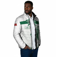 Custom Morocco Football 2026 Padded Jacket Atlas Lions Breathtaking Victory White Version