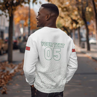 Custom Morocco Football 2026 Sweatshirt Atlas Lions Breathtaking Victory White Version