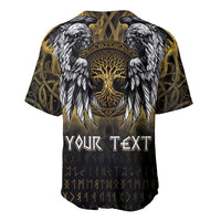 Personalized Cornwall Celtic Chough Baseball Jersey With Tree Of Life - Wonder Print Shop