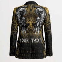Personalized Cornwall Celtic Chough Blazer With Tree Of Life - Wonder Print Shop