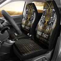 Personalized Cornwall Celtic Chough Car Seat Cover With Tree Of Life - Wonder Print Shop