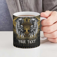 Personalized Cornwall Celtic Chough Ceramic Mug With Tree Of Life - Wonder Print Shop