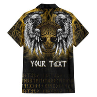 Personalized Cornwall Celtic Chough Family Matching Off The Shoulder Long Sleeve Dress and Hawaiian Shirt With Tree Of Life - Wonder Print Shop