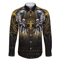 Personalized Cornwall Celtic Chough Family Matching Off The Shoulder Long Sleeve Dress and Hawaiian Shirt With Tree Of Life - Wonder Print Shop