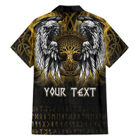 Personalized Cornwall Celtic Chough Family Matching Tank Maxi Dress and Hawaiian Shirt With Tree Of Life - Wonder Print Shop