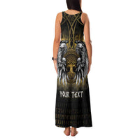 Personalized Cornwall Celtic Chough Family Matching Tank Maxi Dress and Hawaiian Shirt With Tree Of Life - Wonder Print Shop