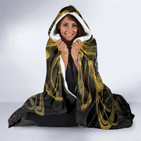 Personalized Cornwall Celtic Chough Hooded Blanket With Tree Of Life - Wonder Print Shop