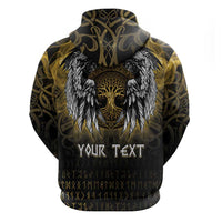 Personalized Cornwall Celtic Chough Hoodie With Tree Of Life - Wonder Print Shop