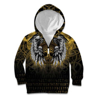 Personalized Cornwall Celtic Chough Kid Hoodie With Tree Of Life - Wonder Print Shop