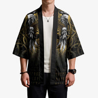 Personalized Cornwall Celtic Chough Kimono With Tree Of Life - Wonder Print Shop