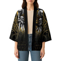 Personalized Cornwall Celtic Chough Kimono With Tree Of Life - Wonder Print Shop