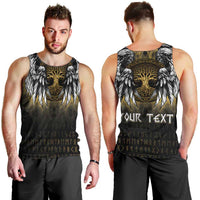 Personalized Cornwall Celtic Chough Men Tank Top With Tree Of Life - Wonder Print Shop