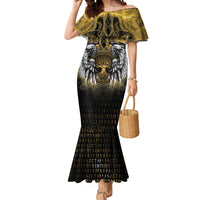 Personalized Cornwall Celtic Chough Mermaid Dress With Tree Of Life - Wonder Print Shop