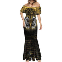 Personalized Cornwall Celtic Chough Mermaid Dress With Tree Of Life - Wonder Print Shop