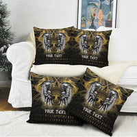 Personalized Cornwall Celtic Chough Pillow Cover With Tree Of Life - Wonder Print Shop