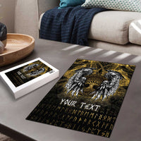 Personalized Cornwall Celtic Chough Puzzle With Tree Of Life - Wonder Print Shop