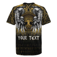 Personalized Cornwall Celtic Chough Rugby Jersey With Tree Of Life - Wonder Print Shop