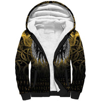 Personalized Cornwall Celtic Chough Sherpa Hoodie With Tree Of Life - Wonder Print Shop