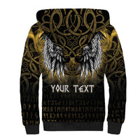 Personalized Cornwall Celtic Chough Sherpa Hoodie With Tree Of Life - Wonder Print Shop