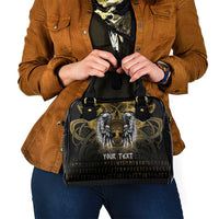 Personalized Cornwall Celtic Chough Shoulder Handbag With Tree Of Life - Wonder Print Shop