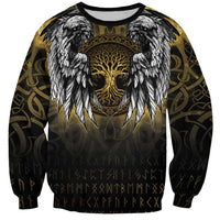 Personalized Cornwall Celtic Chough Sweatshirt With Tree Of Life - Wonder Print Shop