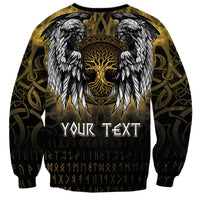 Personalized Cornwall Celtic Chough Sweatshirt With Tree Of Life - Wonder Print Shop