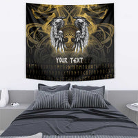 Personalized Cornwall Celtic Chough Tapestry With Tree Of Life - Wonder Print Shop
