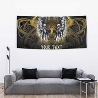 Personalized Cornwall Celtic Chough Tapestry With Tree Of Life - Wonder Print Shop